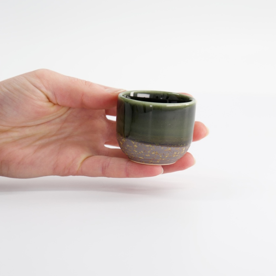 Choko, Tasse für Sake - Grün