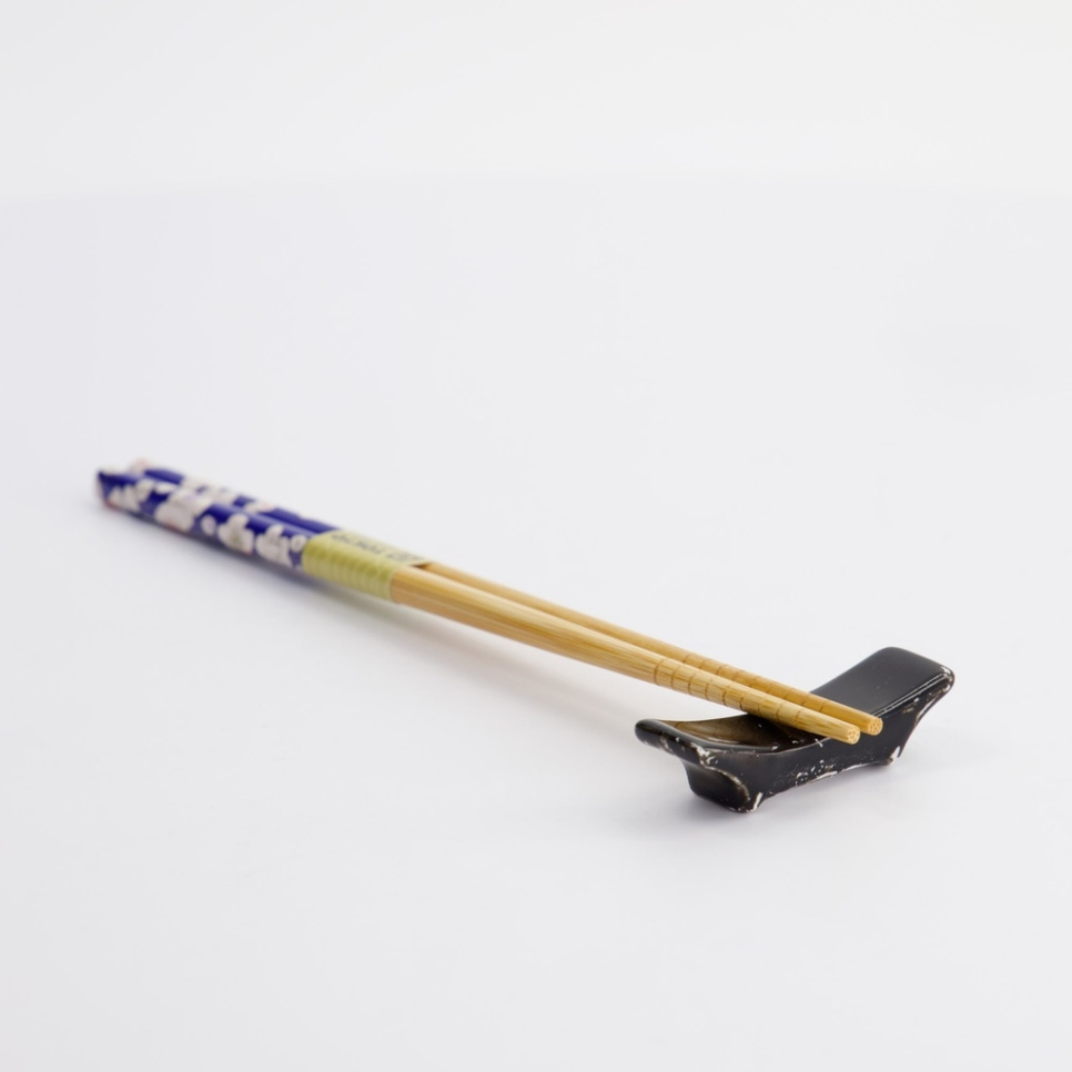 Ablage für Essstäbchen - Schwarz