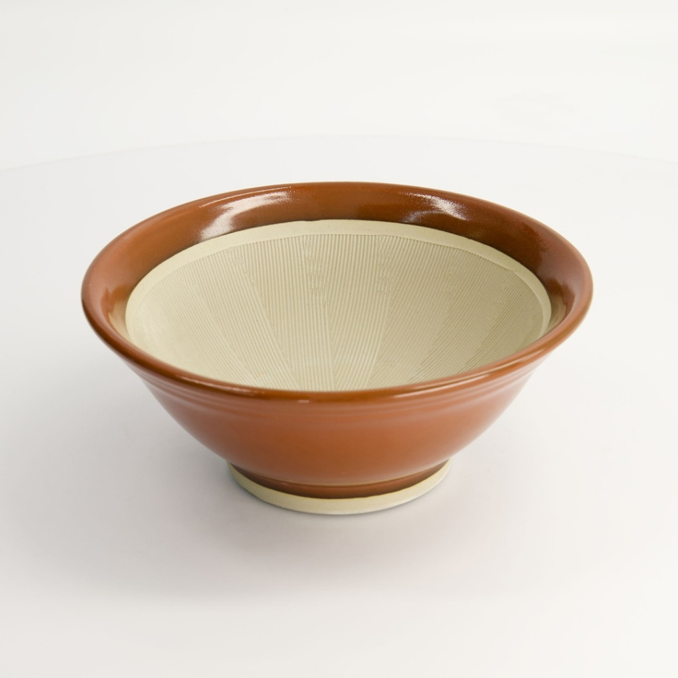 Japanischer Mörser, Suribachi, Braun 21,5 cm in der Gruppe Kochen / Küchenutensilien / Asiatische Küche bei The Kitchen Lab (2252-33134)