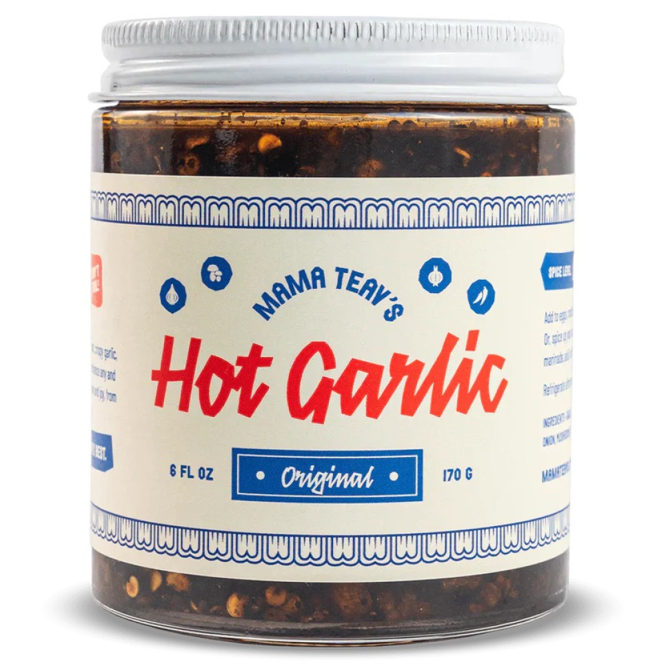 Mama Teav\'s Hot Garlic Chili Crisp, 170 g in der Gruppe Kochen / Kolonial bei The Kitchen Lab (2253-33057)