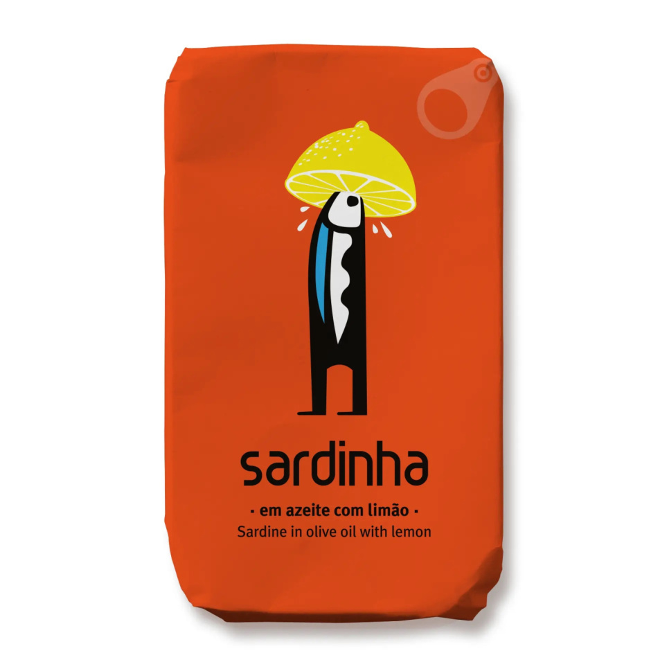 Sardinen in Olivenöl, Zitrone, 120 g - Sardinha in der Gruppe Kochen / Kolonial bei The Kitchen Lab (2253-35973)