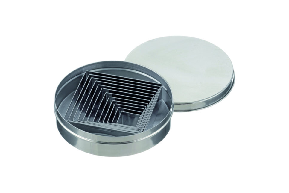 Quadratische Ausstecher, 9-teiliges Set - Schneider in der Gruppe Backen / Backutensilien / Ausstecher & Stanzringe bei The Kitchen Lab (2254-33776)