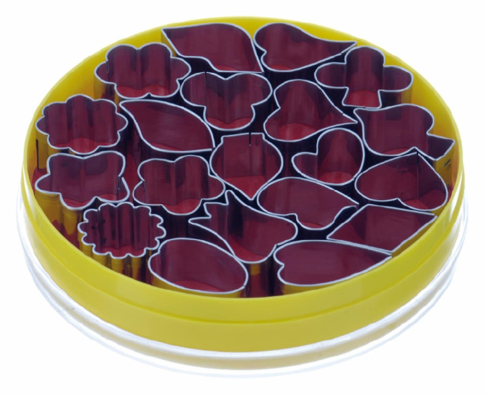 Kleine Ausstecher, gemischte Blütenformen, Set mit 20 Teilen - Schneider in der Gruppe Backen / Backutensilien / Ausstecher & Stanzringe bei The Kitchen Lab (2254-33785)