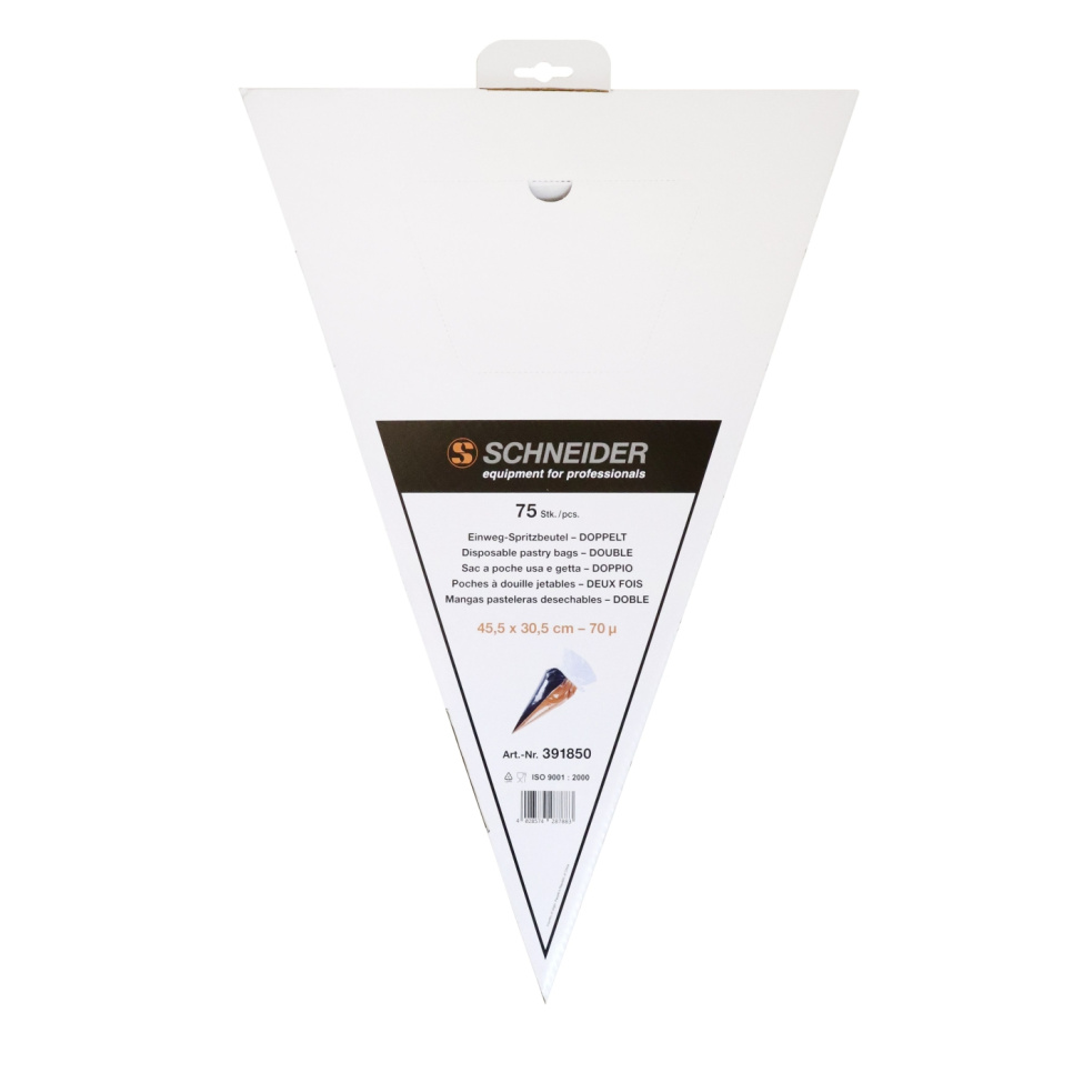 Spritzbeutel für zwei Füllungen, 75er-Pack - Schneider in der Gruppe Backen / Backutensilien / Ausstecher & Stanzringe bei The Kitchen Lab (2254-33850)