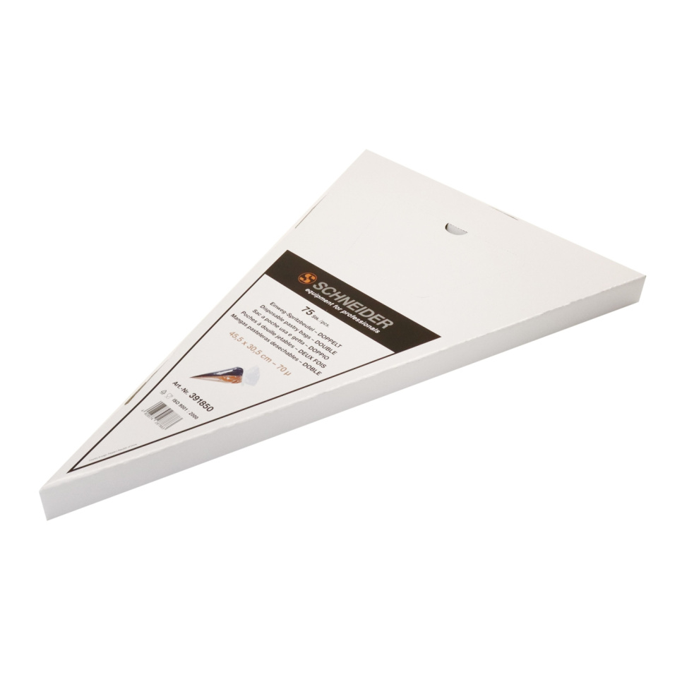 Spritzbeutel für zwei Füllungen, 75er-Pack - Schneider