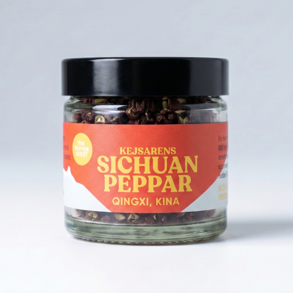 Sichuanpfeffer, QingXi, 15 g - The Pepper Quest in der Gruppe Kochen / Gewürze & Aromen / Pfeffer bei The Kitchen Lab (2257-33300)