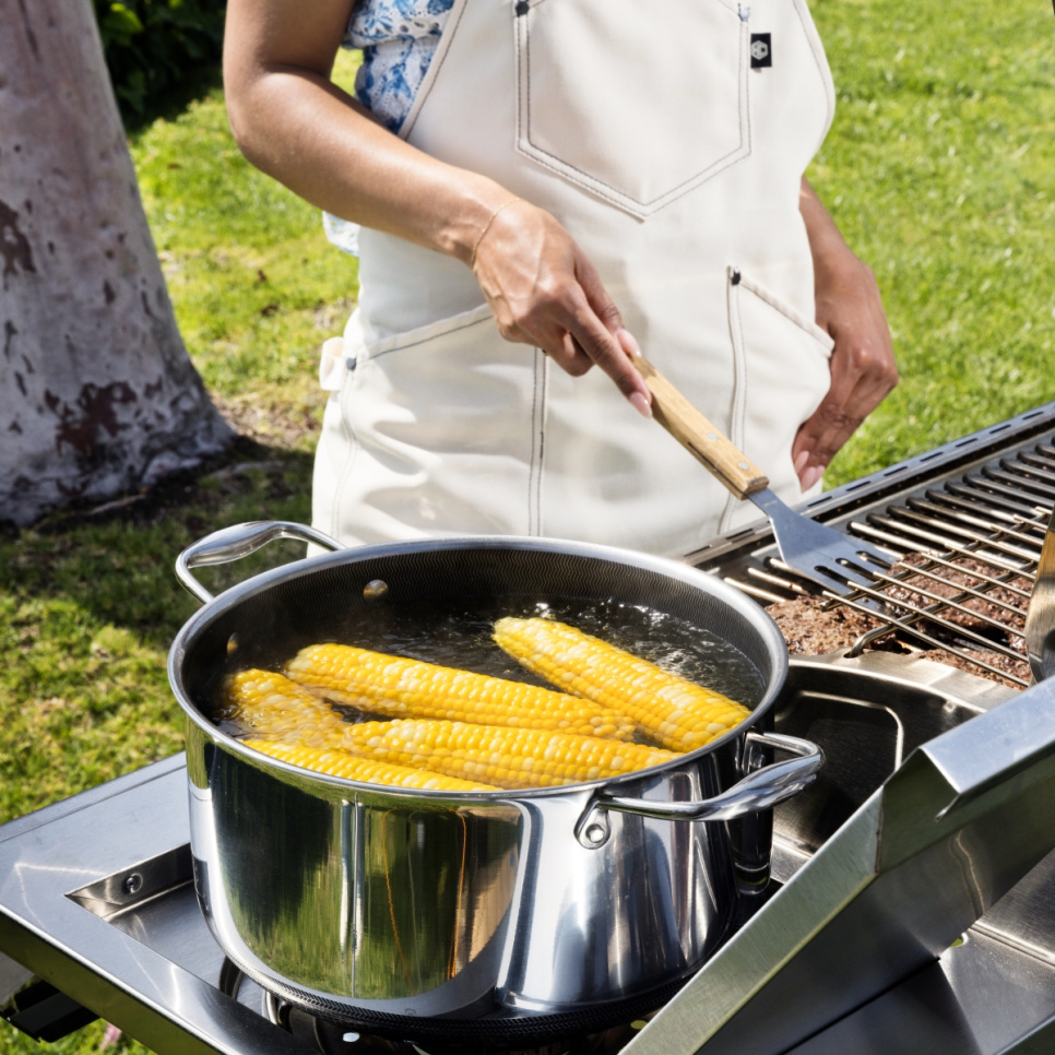 Topf mit Glasdeckel, antihaftbeschichtet, 9,5 L - Hexclad
