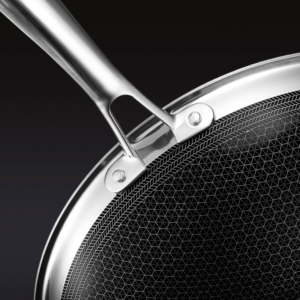 Wokpfanne, antihaftbeschichtet, 30 cm - Hexclad