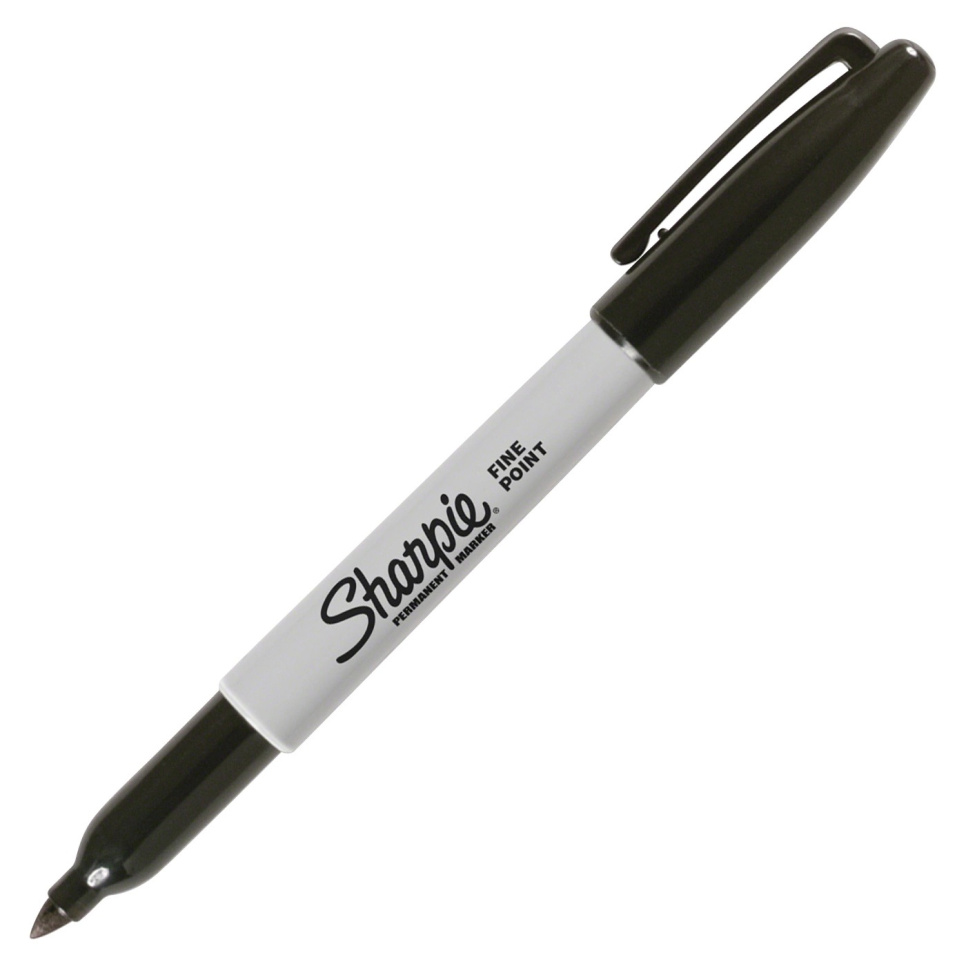 Markerstift, Fine Marker, Schwarz – Sharpie in der Gruppe Kochen / Küchenutensilien / Mise en Place bei The Kitchen Lab (2290-34091)