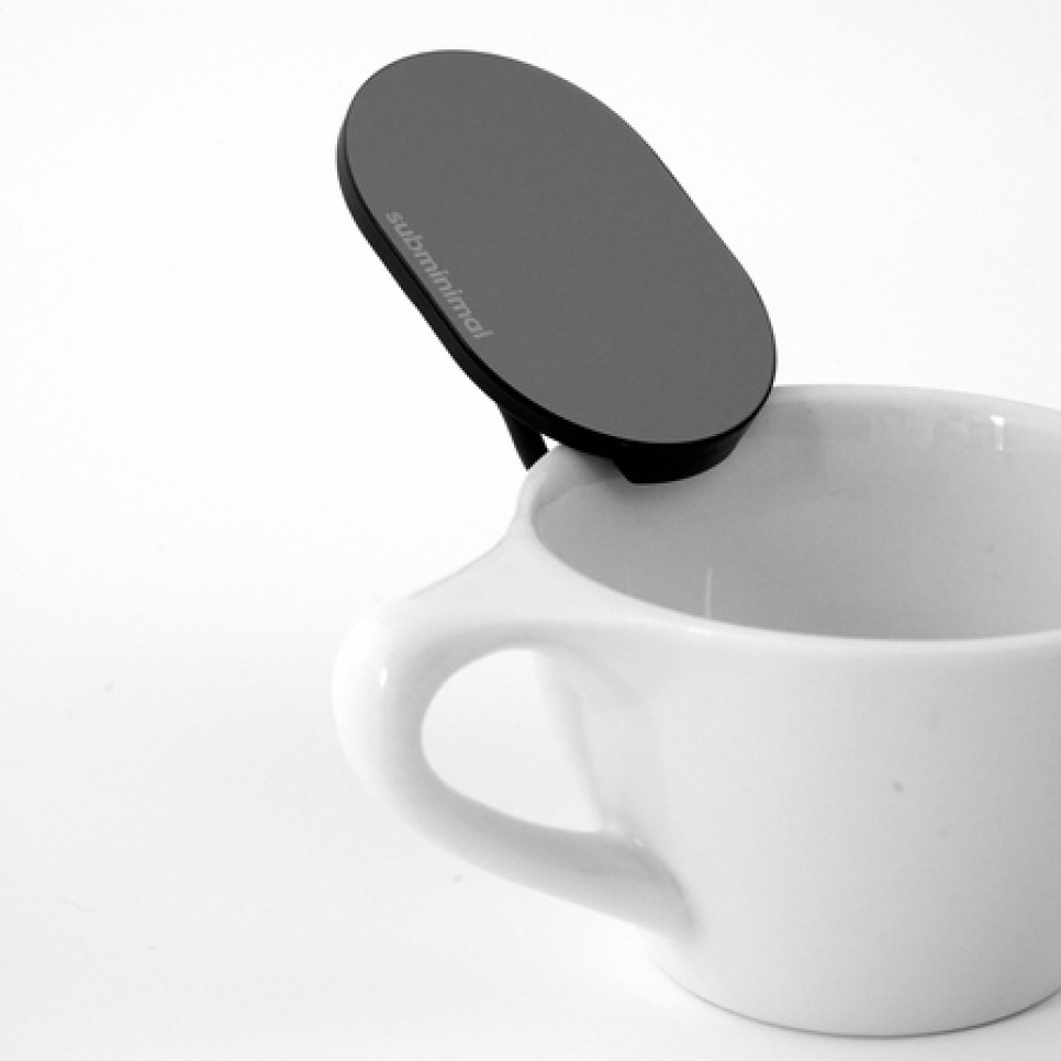 Subminimal UpShot Espresso-Spiegel, schwarz