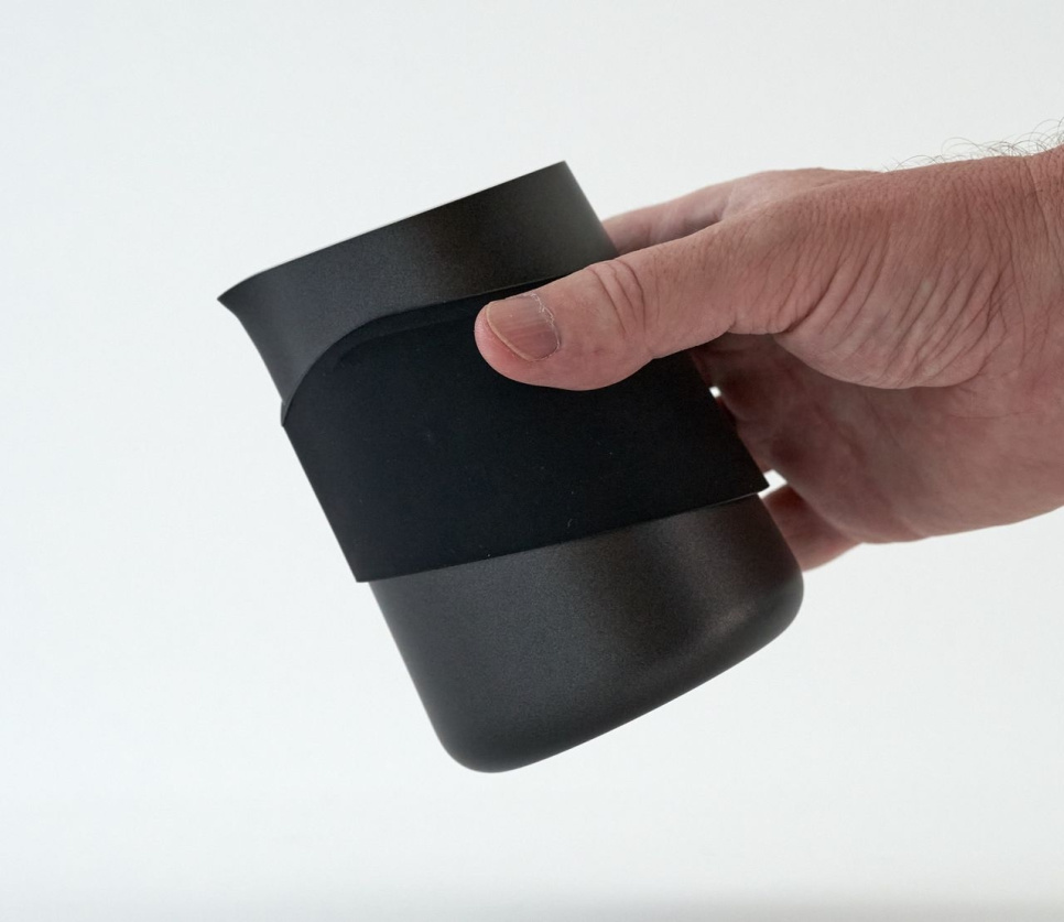 Subminimal FlowTip Milchkännchen ohne Griff, schwarz