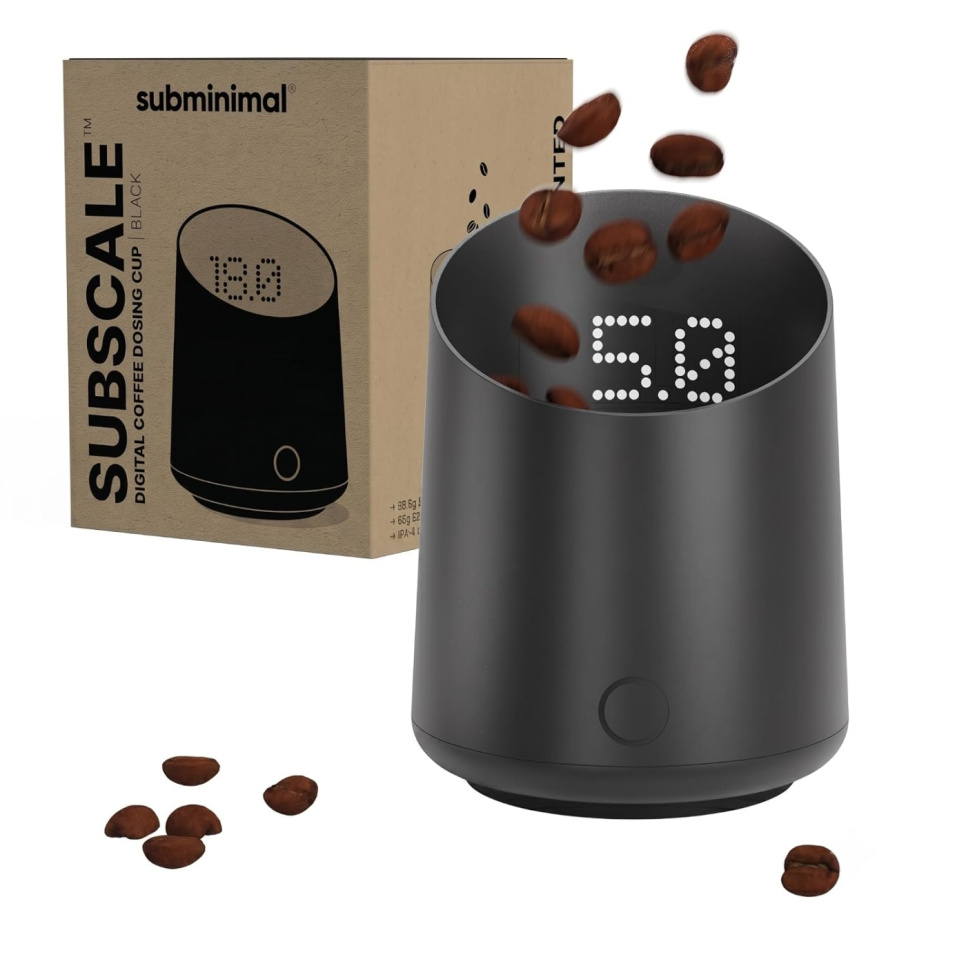 Subminimal SubScale Espressowaage, schwarz in der Gruppe Kochen / Messen & Prüfen / Küchenwaagen bei The Kitchen Lab (2307-35943)