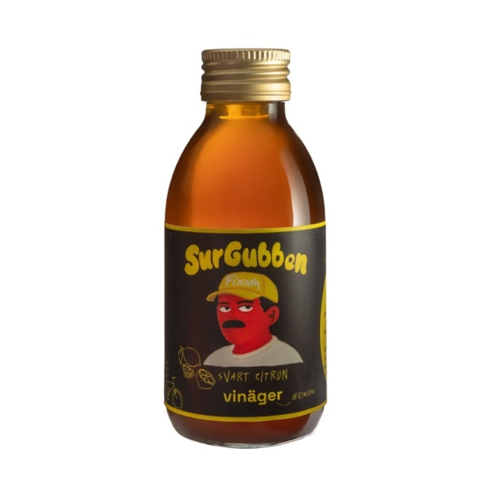 Schwarzer Zitronenessig, 145 ml - Surgubben in der Gruppe Kochen / Gewürze & Aromen / Der Vorratsschrank bei The Kitchen Lab (2316-36349)